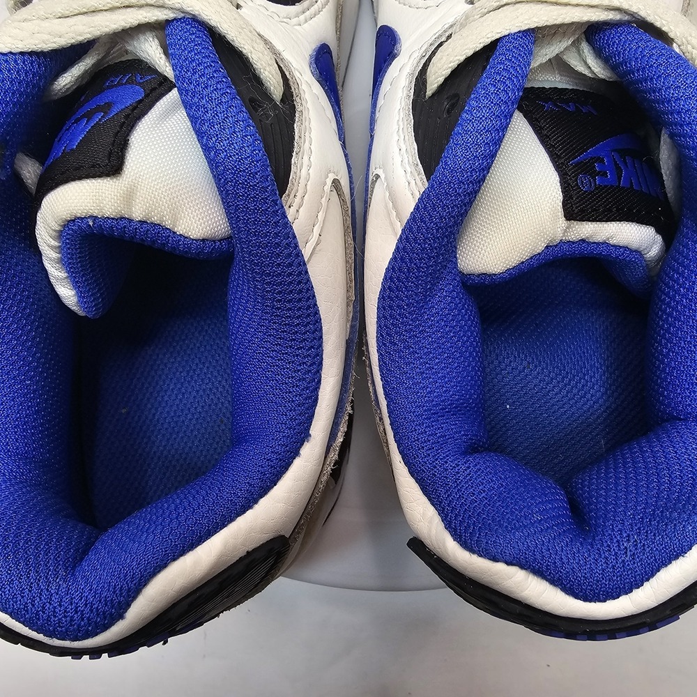 Nike Air Max 90 LTR White Racer Blue Light Bone DV3607-100 Size 5.5Y Youth - Picture 9 of 11